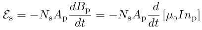 Faraday's Law w/ substitution for B